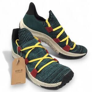 Holo Maverick Eco Knit Sneakers Green Yellow Red Size 12 Men’s Sustainable